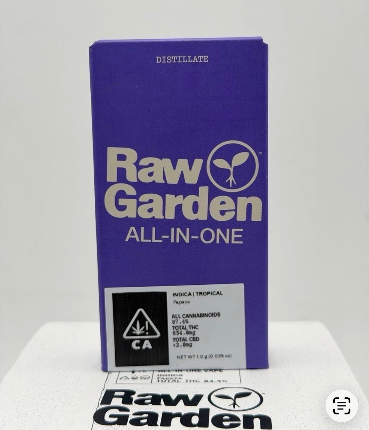 Raw garden 1g distillate